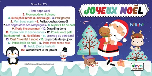 CD Joyeux Noël inclus Petit Noël, douce Nuit, vive le vent