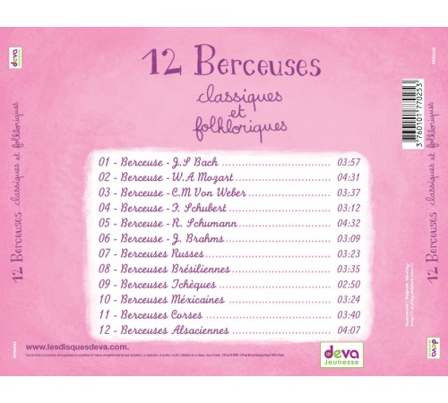 12 Berceuses Classiques et Folkloriques