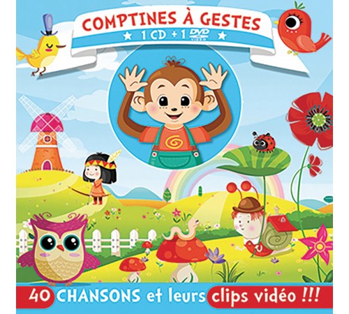 Comptines à gestes (1CD+1DVD)