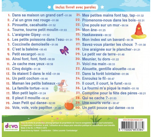 Comptines à gestes (1CD+1DVD)