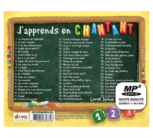 MP3 - J'apprends En Chantant - Comptines Pour Le Savoir