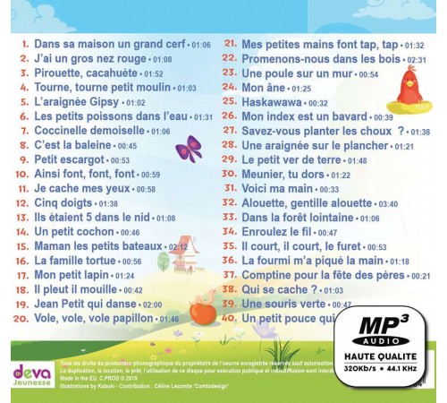MP3 - Comptines à gestes