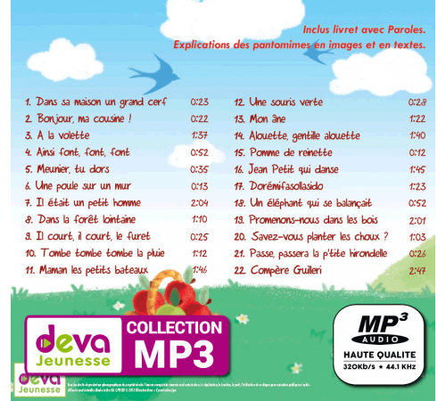 MP3 + Ebook - Les Plus Belles Comptines à Mimer