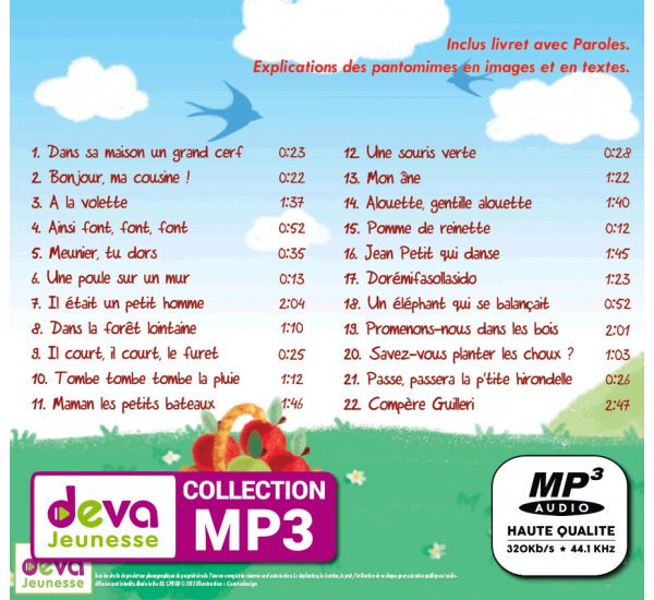 Promo MP3 Ebook Offerts | Deva Jeunesse