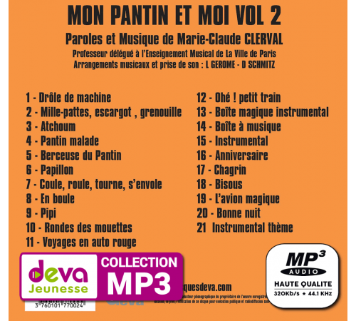 MP3 - Mon Pantin et moi Vol 2