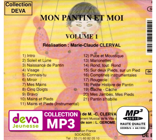 MP3 - Mon Pantin et moi Vol 1