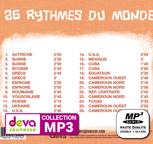 MP3 26 Rythmes du Monde