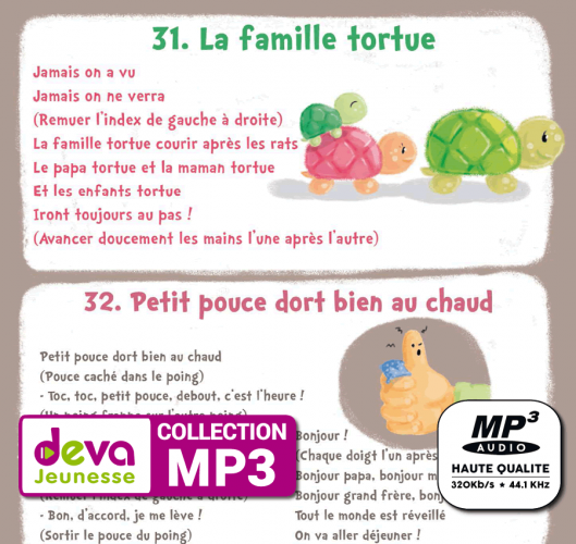 MP3 + Ebook - Jeux de Doigts (Volume 2)