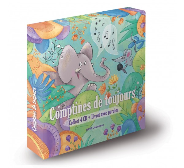 comptines de toujours - coffret 4 cd