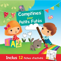 CD Comptines pour petits futés  avec cahier pratique