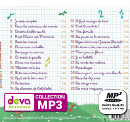 MP3 chansons pour petits écoliers ( 28 Titres)