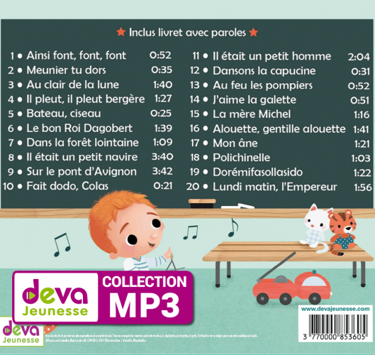 MP3 - Les plus belles comptines des maternelles