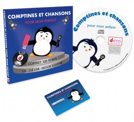 Comptines et chansons pour mon enfant : CD + Clé USB avec livret