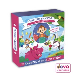 Comptines éducatives CD+DVD +Livret des paroles