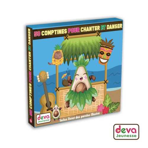 50 comptines pour chanter et danser ( 2CD + Livret )